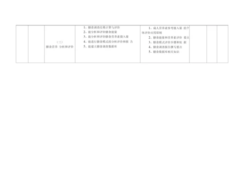 公共营养师培训教学计划及教学大纲.docx