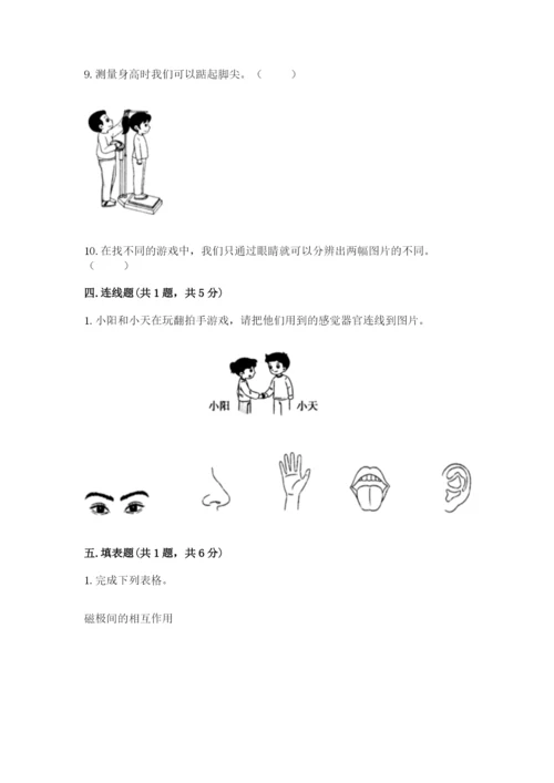教科版二年级下册科学知识点期末测试卷附参考答案（综合题）.docx