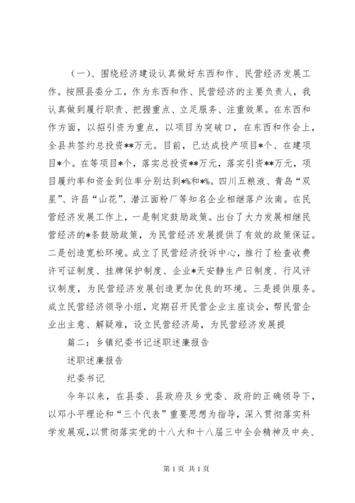 纪委书记述职述廉报告 (19).docx