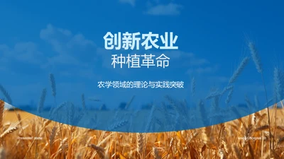 创新农业种植革命