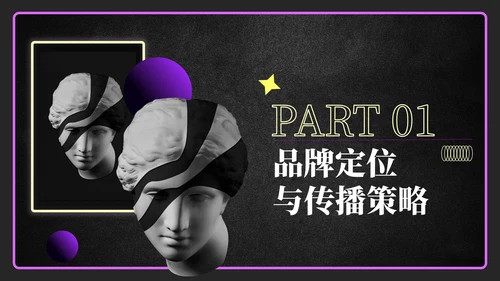黑色科技风时尚品牌策划方案