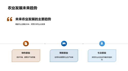 探究农业发展前景