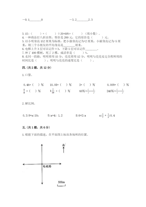 小学六年级数学毕业试题及参考答案【培优a卷】.docx