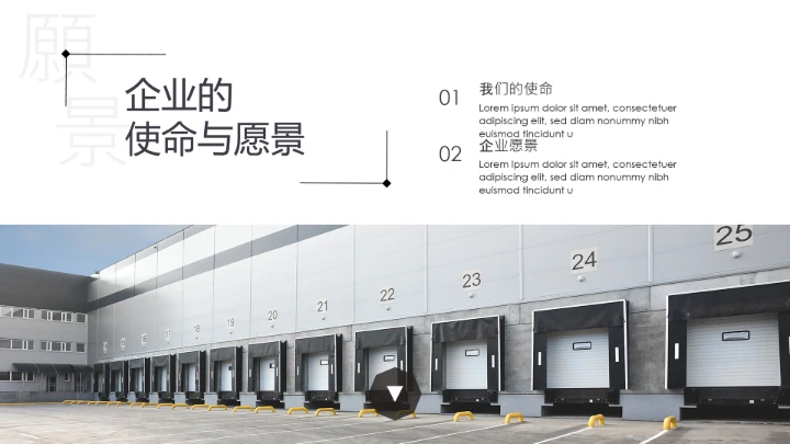 物流行业高端大气物流货运公司介绍通用PPT