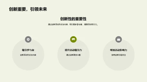活动策划推动绿农