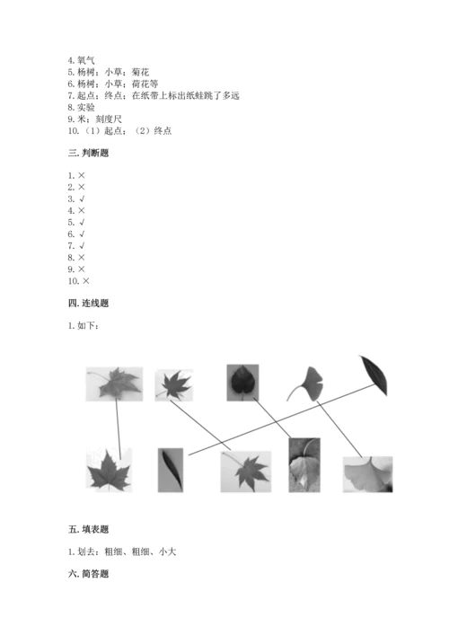 教科版小学一年级上册科学期末测试卷含完整答案【全优】.docx