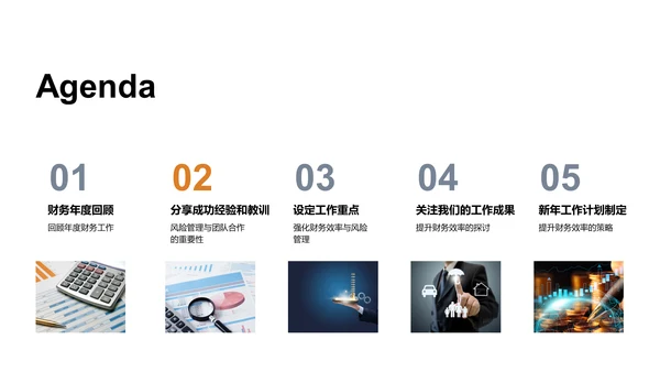 财务年度述职报告PPT模板