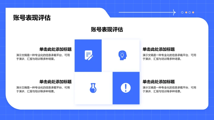 账号运营全周期复盘PPT模板