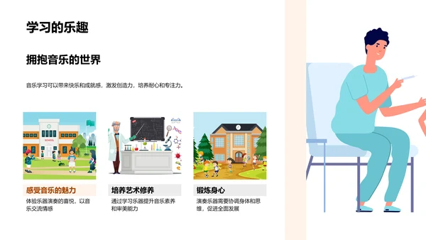 乐器分类与演奏PPT模板