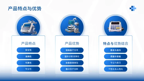 蓝色商务风医疗器械产品市场化推广计划PPT