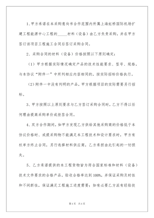 2022合作意向书范本.docx