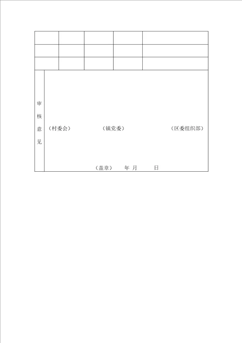 高校培训报名表word模板