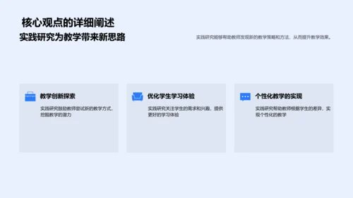 教学实践研究报告PPT模板