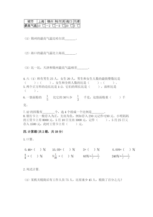 北师大版六年级下册数学期末测试卷加答案下载.docx