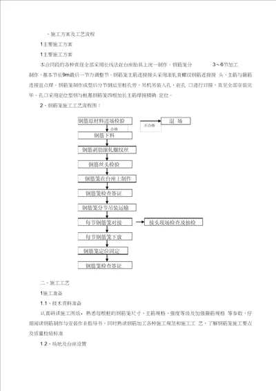 桩基钢筋笼制作工艺