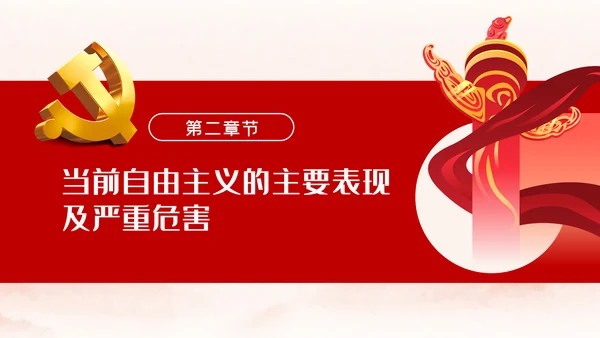 强化政治纪律反对自由主义党建党课ppt模板