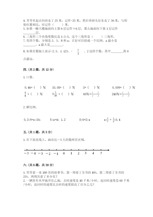 山东省济南市外国语学校小升初数学试卷精品（突破训练）.docx