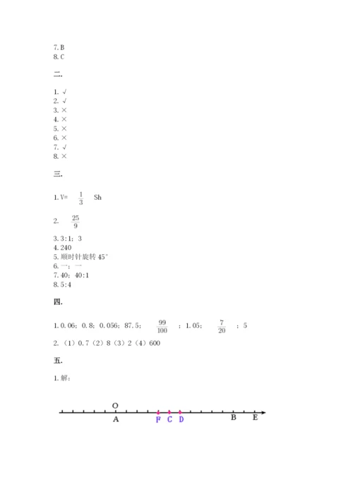 浙江省宁波市小升初数学试卷（历年真题）.docx