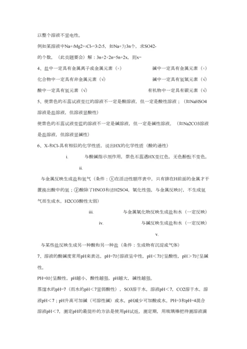 2023年初中化学知识点总结大全.docx