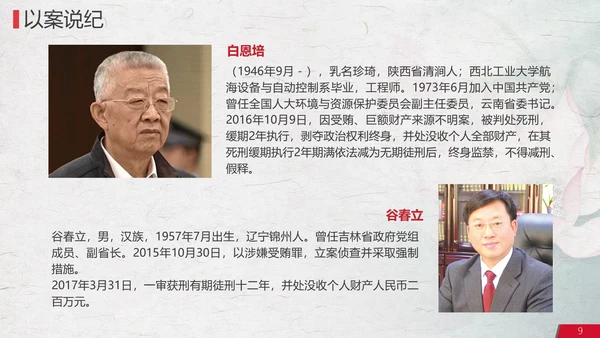 党政党委防腐廉政讲堂PPT模板