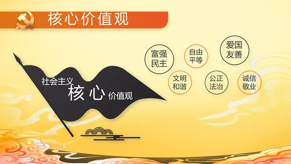 党建党支部年终工作总结汇报PPT党课
