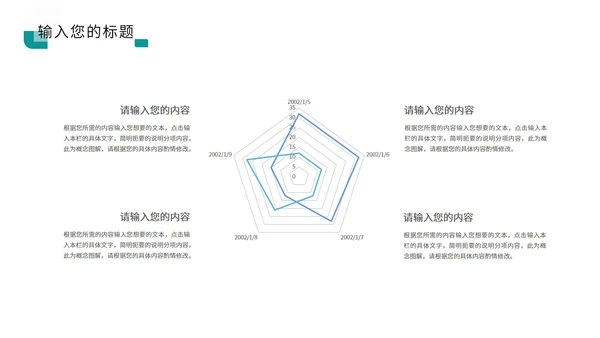 蓝色科技风数据报告PPT模板