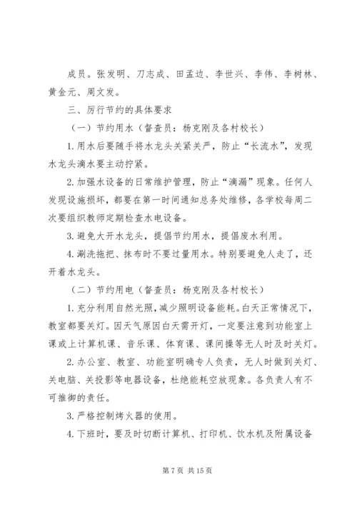 大学关于厉行节约反对浪费的实施意见.docx
