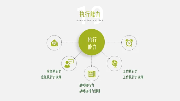 小清新淡雅简历通用PPT模板