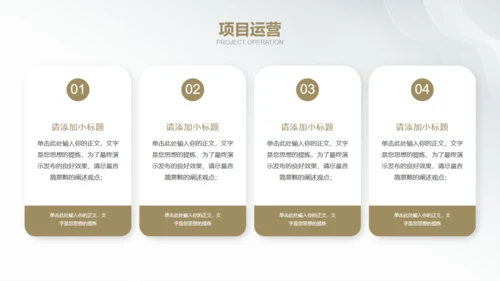 白金银色质感创业商业计划书通用PPT模板
