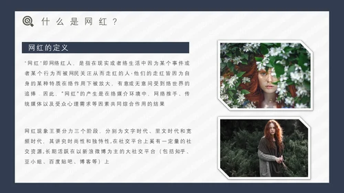 互联网时代网红经济通用PPT模板