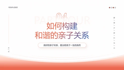 家庭教育亲子关系必修课PPT课件模板