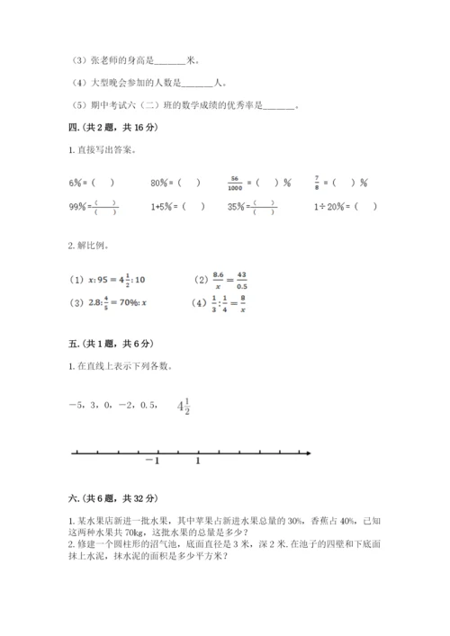 河北省【小升初】2023年小升初数学试卷【易错题】.docx