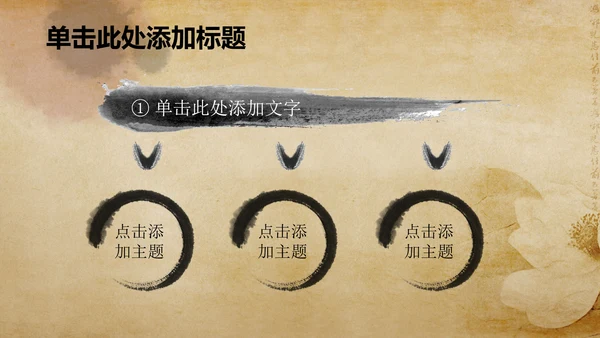 古香古色中国风佛教PPT动态模板信佛