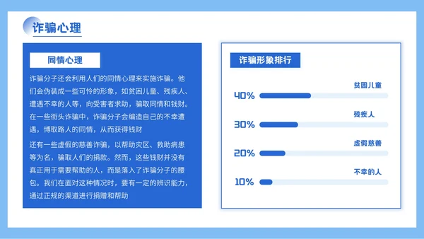 蓝色插画风格远离网络欺诈保护个人信息PPT模板