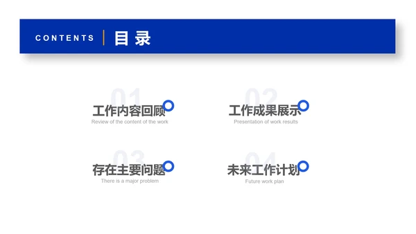 蓝色未来工作规划会议年终总结PPT模板