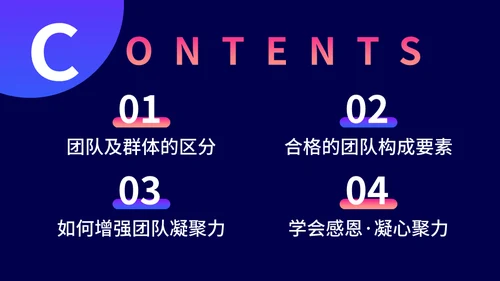 团队凝聚力团队精神培训通用PPT模板