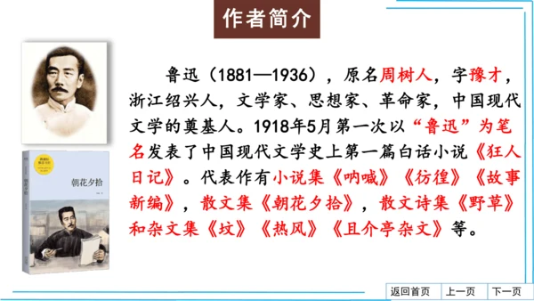 七上语文期中期末复习专题8.2文学文化文体常识每课晨读 课件(共74张PPT)