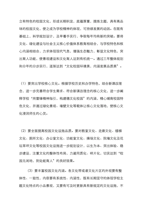 西城门小学美丽校园创建三年规划.docx