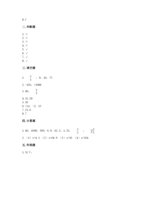 人教版六年级下册数学期末测试卷a4版打印.docx
