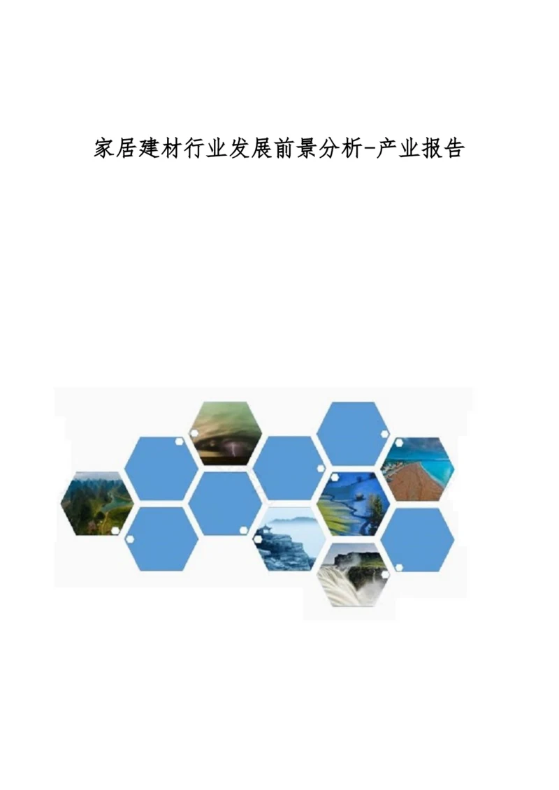 家居建材行业发展前景分析-产业报告.docx