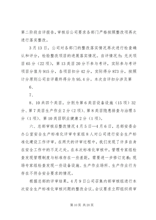 安全标准化自评报告 (2).docx