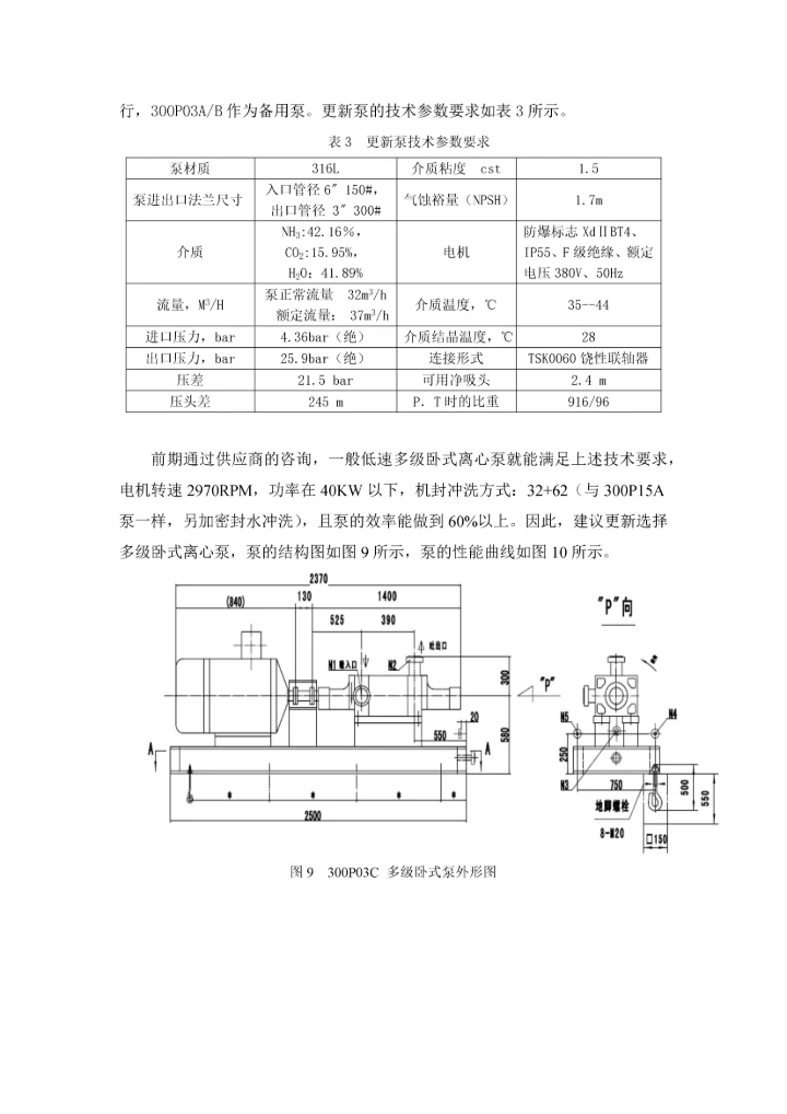 中压碳酸盐溶液泵(300p03c)更新项目建议书.docx