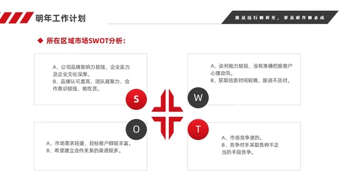 红色简约商务销售年终工作总结工作计划销售年终总结