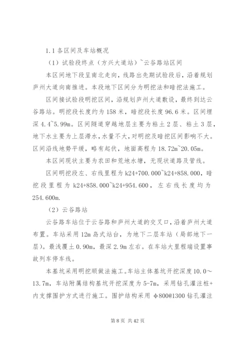区间及附属监测方案.docx