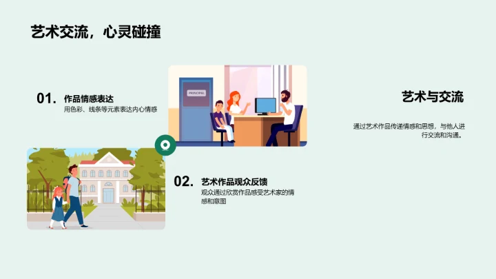 高中美术教学PPT模板