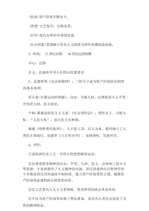 高中历史必修三知识框架.docx