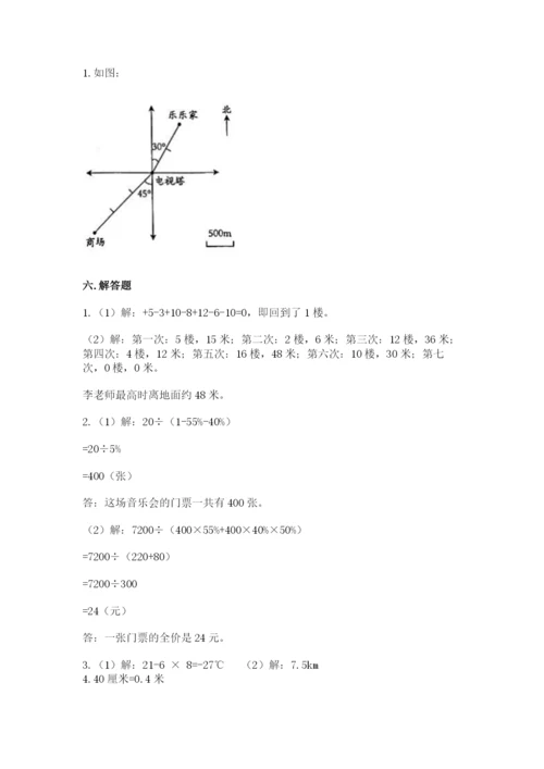 小升初数学期末测试卷附参考答案（培优b卷）.docx