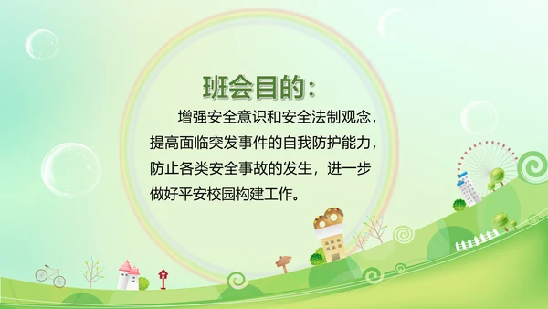 生命安全教育课题公开课通用PPT模板