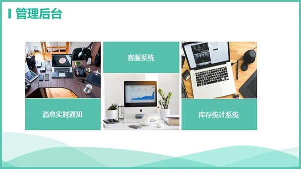 电商软件管理系统通用PPT模板