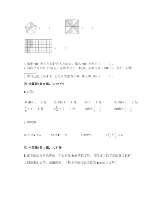 沪教版数学六年级下册期末检测试题附答案【突破训练】.docx